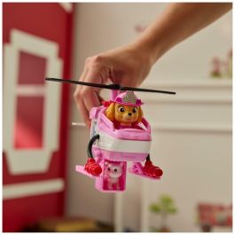 Spinmaster SPI6072661 Figura Patrulla Canina de Stella - Vehículos de Bomberos y Rescate con 2 gatitos - 3+ años