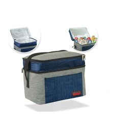 Hidalgo Nevera Isotérmica 21L Bicolor Bolsa Doble Compartimento