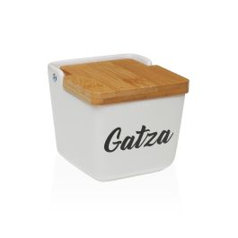 Salero Blanco Gatza Versa 12X11CM (4 Unidades) Salero Blanco Gatza Versa 12X11CM (4 Unidades)