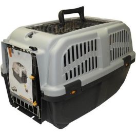 Aime Transportín Skudo 55x36x35cm para perros y gatos. Con 2 ventilaciones laterales, rejilla metálica y puerta con cierre seguro. Precio: 44.5000006. SKU: S7140333