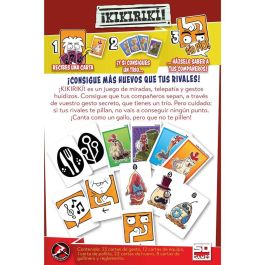 SD GAMES Juego de Mesa Kikiriki Español para 4-9 Jugadores, Edad +8 años, Partida 20 Minutos - Consigue Tríos