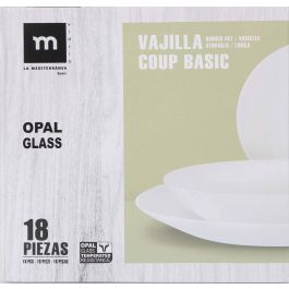 Vajilla Coup Basic 18 Piezas Rojo Opal - Inde (2 Unidades) Vajilla Coup Basic 18 Piezas Rojo Opal - Inde (2 Unidades)