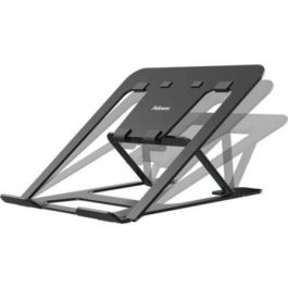 Fellowes 100138868 Soporte Elevador Portátil Alumia hasta 15" Aluminio Plegable con 6 Ajustes de Altura Ergonómico