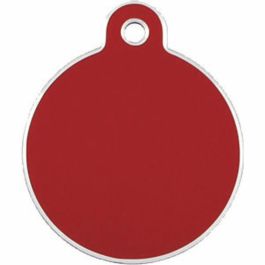 Placa identificativa para collar Imarc Circle Rojo