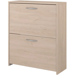 Parisot Zapatero con 2 puertas - Roble - 66,5 x 78,5 x 25,1 - EASYLIFE7901MCHA