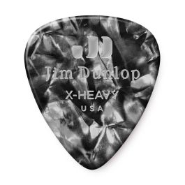 Dunlop Pack 12 Púas Genuine Celluloid Negro Perlado - X Heavy Precio: 6.50000021. SKU: B1CPNAG436