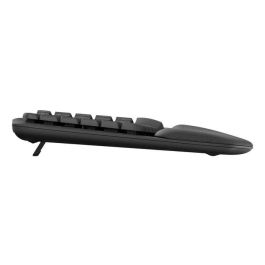 Logitech Wave Keys wireless ergonomic keyboard with a cushioned palm rest Logitech Wave Keys wireless ergonomic keyboard with a cushioned palm rest