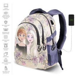 Karactermania Mochila Frozen 2 Run. Plus Fan Emotio 44x34x21 cm Ripstop Beige