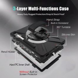 eSTUFF Galaxy Tab S6/S6 5G AUSTIN Defender Case without built-in screen protector - Black eSTUFF Galaxy Tab S6/S6 5G AUSTIN Defender Case without built-in screen protector - Black