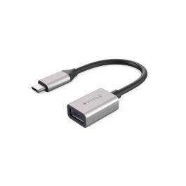 Hyper Adaptador USB-C a USB-A 10Gbps, USB 3.1 Gen 2, Compatible con Chromebook, Ultra Portátil, Aluminio, 27x17.6x10.2mm