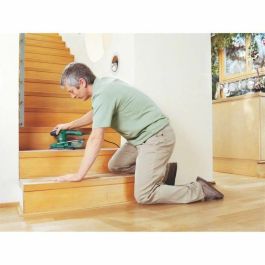 Bosch PSS 200 A Lijadora Orbital de Microfiltro para Grandes Superficies con Mango Softgrip, Estuche y 3 Láminas