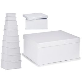 Set 10 Cajas de Cartón Blancas Pincello 37.5x29x16.5 cm (2 Unidades) Precio: 50.88999971. SKU: B1HJPWWCRT