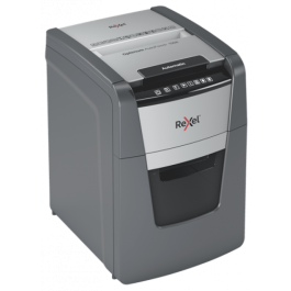 Rexel 2020100X Optimum AutoFeed+ 100X triturador de papel Corte cruzado 55 dB 34 L 100 hojas Negro, Gris