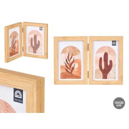 Portafoto Doble Efecto Bambu 10X15 Giftdecor (12 Unidades) Precio: 30.59000032. SKU: B19NTSS95Q