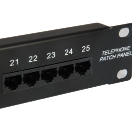 Equip Patchpanel 25x RJ45 Cat3 19" UTP 1HE ISDN schwarz
