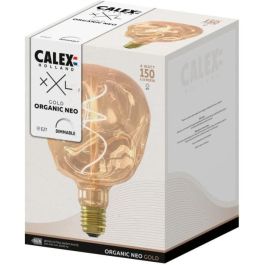 Bombilla LED E27 - CALEX - G125 NEO ORGANIC - Filamento flexible - 4 W - 150 lm - 1800 K - Regulable - Oro