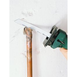 Wolfcraft 2298000 Hojas de Sierra de Sable BIM para Metal Fino (150mm, Pack 2uds)