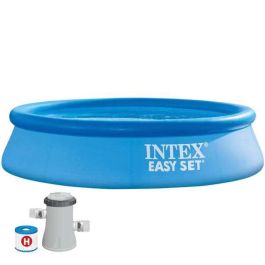 Piscina hinchable redonda easy set con depuradora filtro (capacidad 3077 litros) 305x61 cm