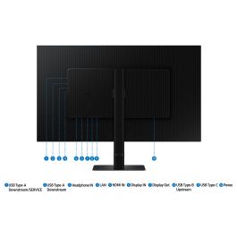 Samsung LS32D600UAUXEN Monitor 32" WQHD 1440p IPS 100Hz 5ms USB-C Pivot KVM Negro