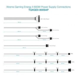 TOOQ FUENTE GAMING 800W ATX12V V2.31 APFC 82+ LED ON/OFF TOOQ FUENTE GAMING 800W ATX12V V2.31 APFC 82+ LED ON/OFF