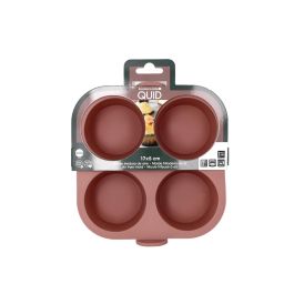 Molde Silicona 4 Muffins Terrae Quid 17x17x5 cm