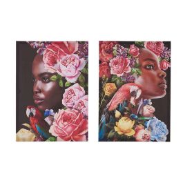 Giftdecor Set de 2 Lienzos Mujeres Tropical 50x70 cm (6 Unidades) Precio: 98.9500006. SKU: S3609894