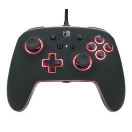 PowerA 1510925-01 Mando con Cable Mejorado Spectra LED para Nintendo Switch, 8 Colores, Efectos LED, Botones Asignables, Compatible con Switch y Switch OLED