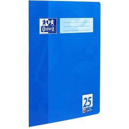 Oxford 100050311 Cuaderno A4 Rayado con Margen, 16 Hojas, 90 g/m², Azul - Pack de 15