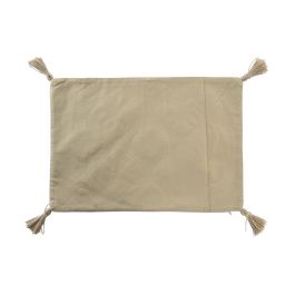 DKD Home Decor Funda Cojín Decorativa Multicolor de Algodón y Poliéster con Diseño de Flecos y Cierre de Cremallera 40 x 60 cm