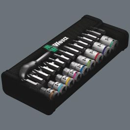 Wera 8100 SA 11 Zyklop - Juego de llaves de carraca reversible 1/4"