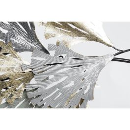 Decoración de Pared DKD Home Decor Gris Dorado Metal (65 x 10 x 134.6 cm)