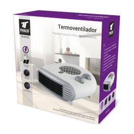 Thulos Termoventilador Eléctrico TH-FH12, 1000W/2000W, 2 Posiciones de Calor, Termostato Regulable