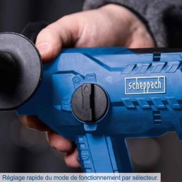Scheppach BC-RHD230-X Taladro Percutor sin Escobillas 20V IXES, 2,2 Julios, SDS Plus, 1400 rpm, sin Batería/Cargador