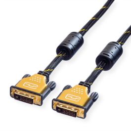 ROLINE 11.04.5512 Cable DVI-D Dual Link Macho a Macho Negro Oro 2 Metros Precio: 31.6778. SKU: B17MQBB6ZR
