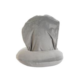 DKD Home Decor Cojin de Viaje Gris Claro y Gris Oscuro de Poliester con Capucha y Boton 10 x 32 x 30 cm (4 Unidades) Precio: 33.88999944. SKU: B13GNKLMVY