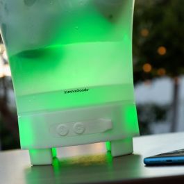 Cubitera LED con Altavoz Recargable Sonice InnovaGoods Cubitera LED con Altavoz Recargable Sonice InnovaGoods