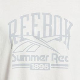 Camiseta de Manga Corta Mujer Reebok Graphic Logo Blanco S