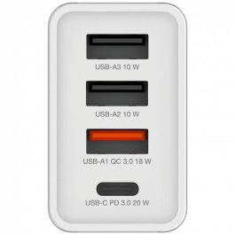 Verbatim Cargador Pared Gan 30 W 1Xusb-C Pd-1Xusb-A 3.0-2Xusb-A Verbatim Cargador Pared Gan 30 W 1Xusb-C Pd-1Xusb-A 3.0-2Xusb-A