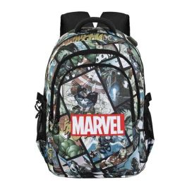 Karactermania Mochila Avengers Run. Plus Fan React 44x34x21 cm, 3 compartimentos, bolsillo para portátil, material Ripstop