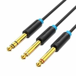 Cable Estéreo Vention BATBH/ Jack 6.35 Macho - 2x Jack 6.35 Macho/ 2m/ Negro Precio: 7.88999981. SKU: B1ACSLM9GM