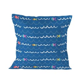 Funda de almohada HappyFriday Moshi Moshi Sea Life Multicolor 80 x 80 cm Precio: 7.58999967. SKU: B13Q99DHBS