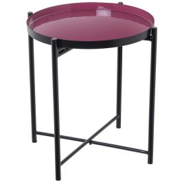 Mesa auxiliar Alexandra House Living Negro Rosa 50 x 52 x 50 cm Precio: 104.49999956. SKU: B1G2FDKJBQ