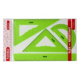 Estuche dibujo reglas flexibles surtido de 3 colores - modelos surtidos