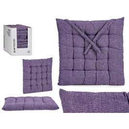 Giftdecor Cojín Silla Liso Lila 40x40x5 cm Algodón poliéster (Set de 12) Precio: 44.5000006. SKU: S3607502