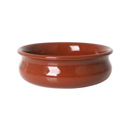 Azofra Cazuela Abombada Ø15 cm - 15.5 cm Ancho x 5.1 cm Alto x 15.4 cm Largo (20 Unidades)