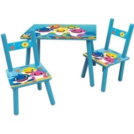 Mesa rectangular BABY SHARK 41,5x61x42 cm + 2 sillas 49,5x31x31,5cm para niños Precio: 56.78999964. SKU: B14VVJ4BXH