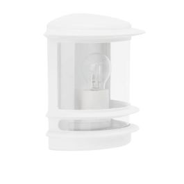 HOLLYWOOD-Aplique de exterior Al. 25 cm Blanco brillante HOLLYWOOD-Aplique de exterior Al. 25 cm Blanco brillante