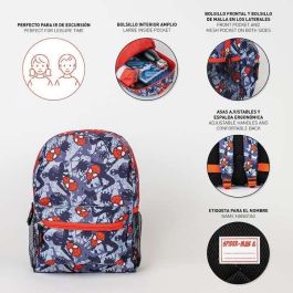 Mochila infantil tiempo libre estampado spiderman 23.0 x 33.0 x 9.0 cm