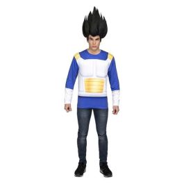 My Other Me Disfraz Camiseta de Vegeta Talla L para Adulto – Material: 95% Poliéster y 5% Spandex My Other Me Disfraz Camiseta de Vegeta Talla L para Adulto – Material: 95% Poliéster y 5% Spandex