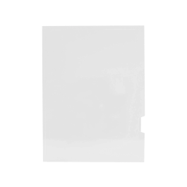 Gio Subcarpeta Cartulina Plastificada Presentación 2 Solapas DIN A4 Blanco 275 g/m²